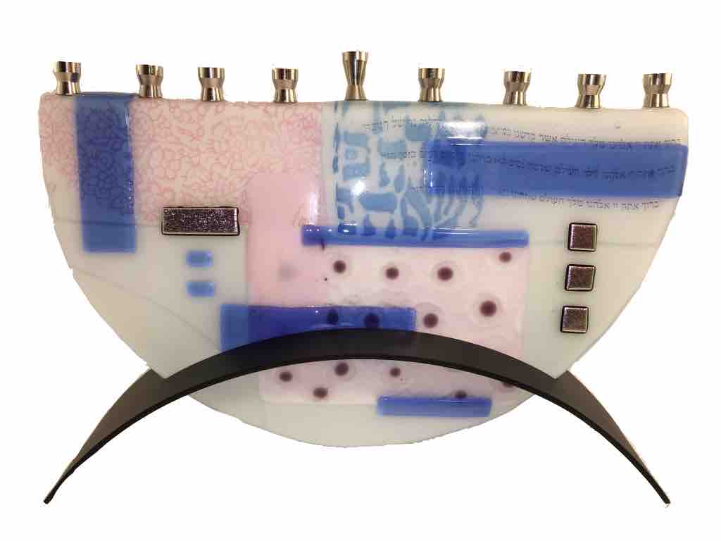 Pink Multimedia Menorah